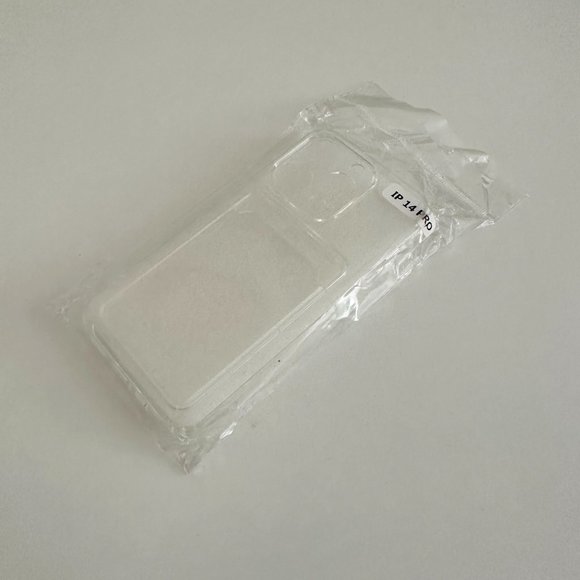 Clear Soft Card Holder Slot Apple iPhone Case - iphone 14 pro - Picture 2 of 7